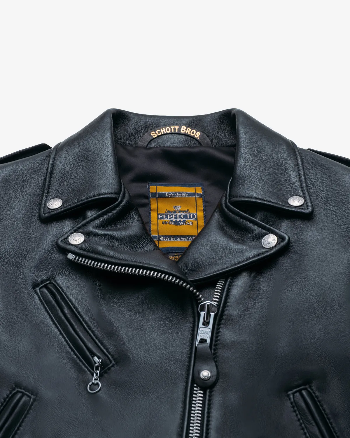 Schott NYC 218W perfecto skinnjakke dame svart