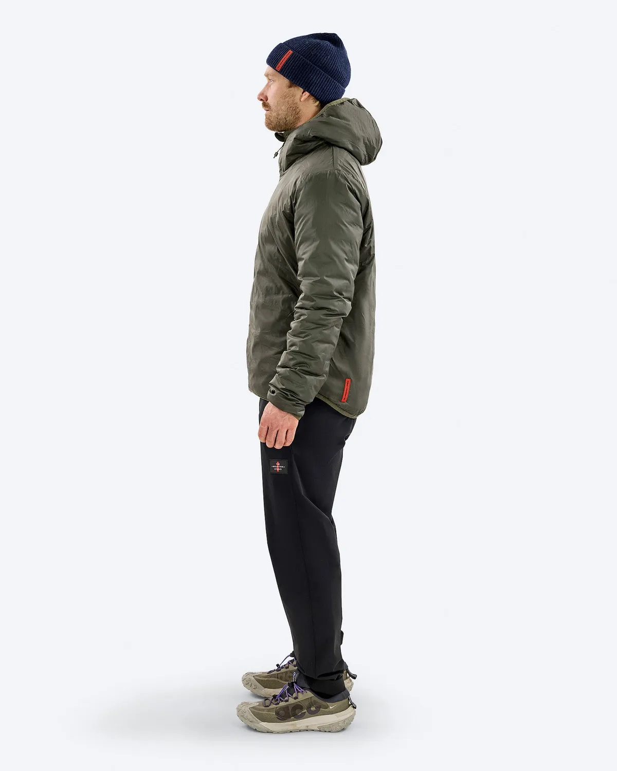 The Mountain Studio D-3 RL Reversible Light Hood dunjakke Winter Moss