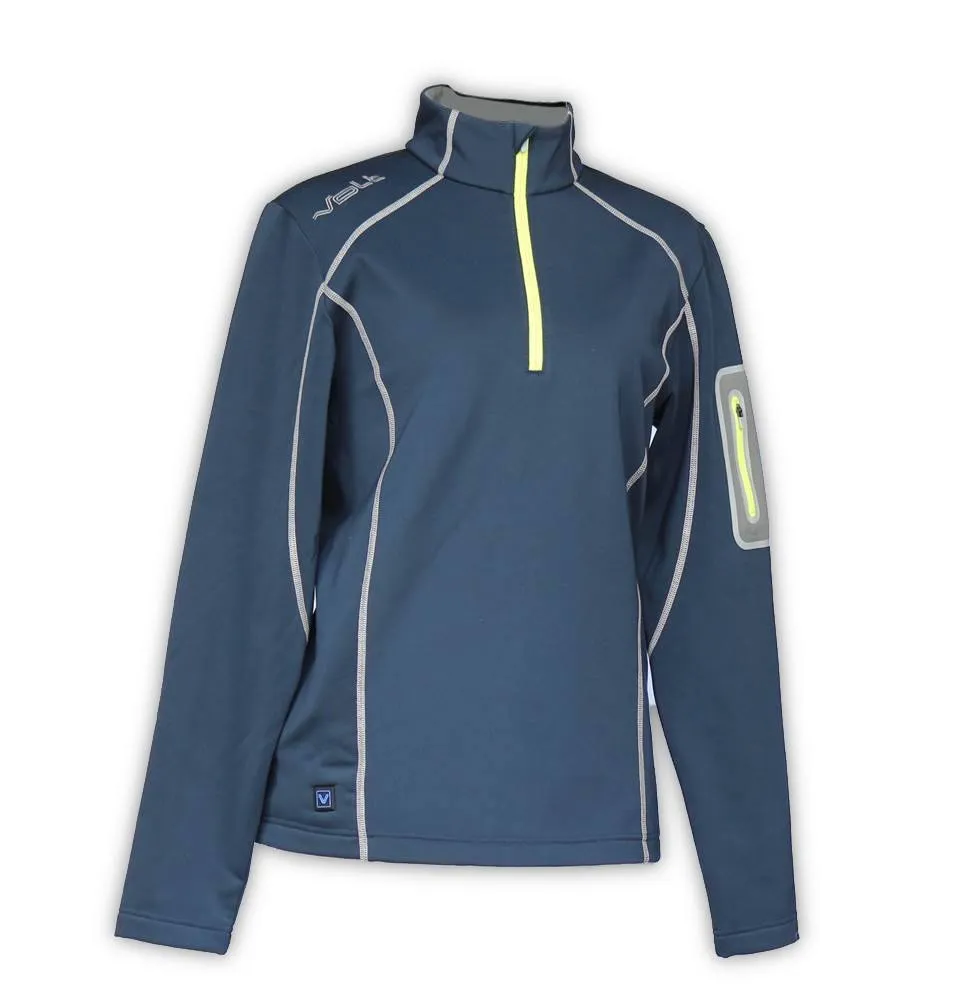 VoltHeat 5V varmegenser dame grå half-zip