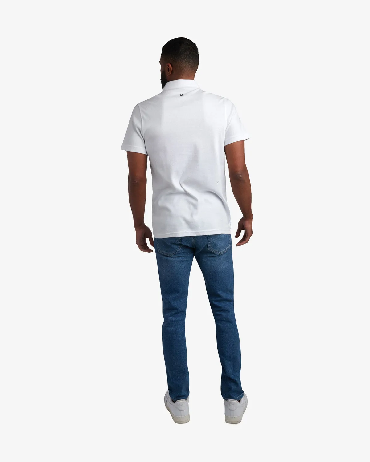 Spyder Color Block Polo poloskjorte herre hvit bomull