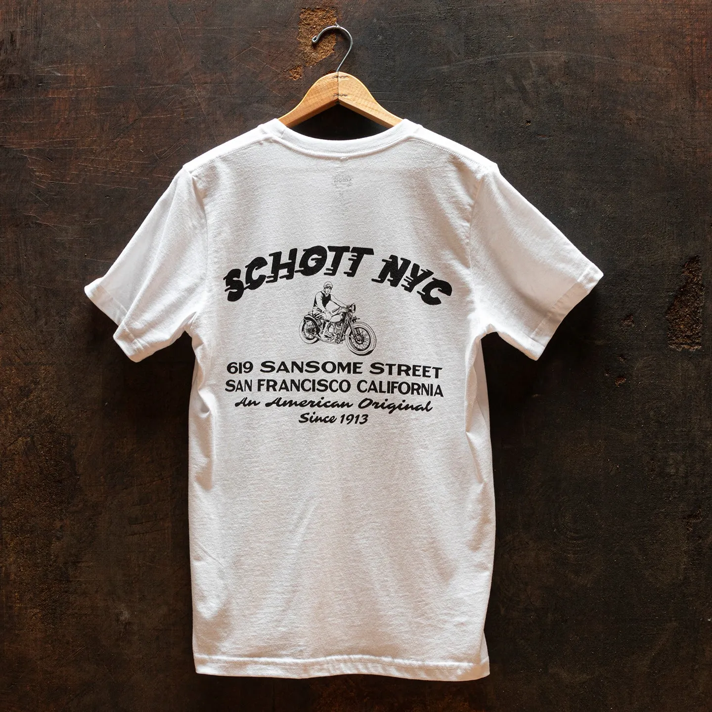 Schott NYC TSANF1 San Francisco t-skjorte svart bomull