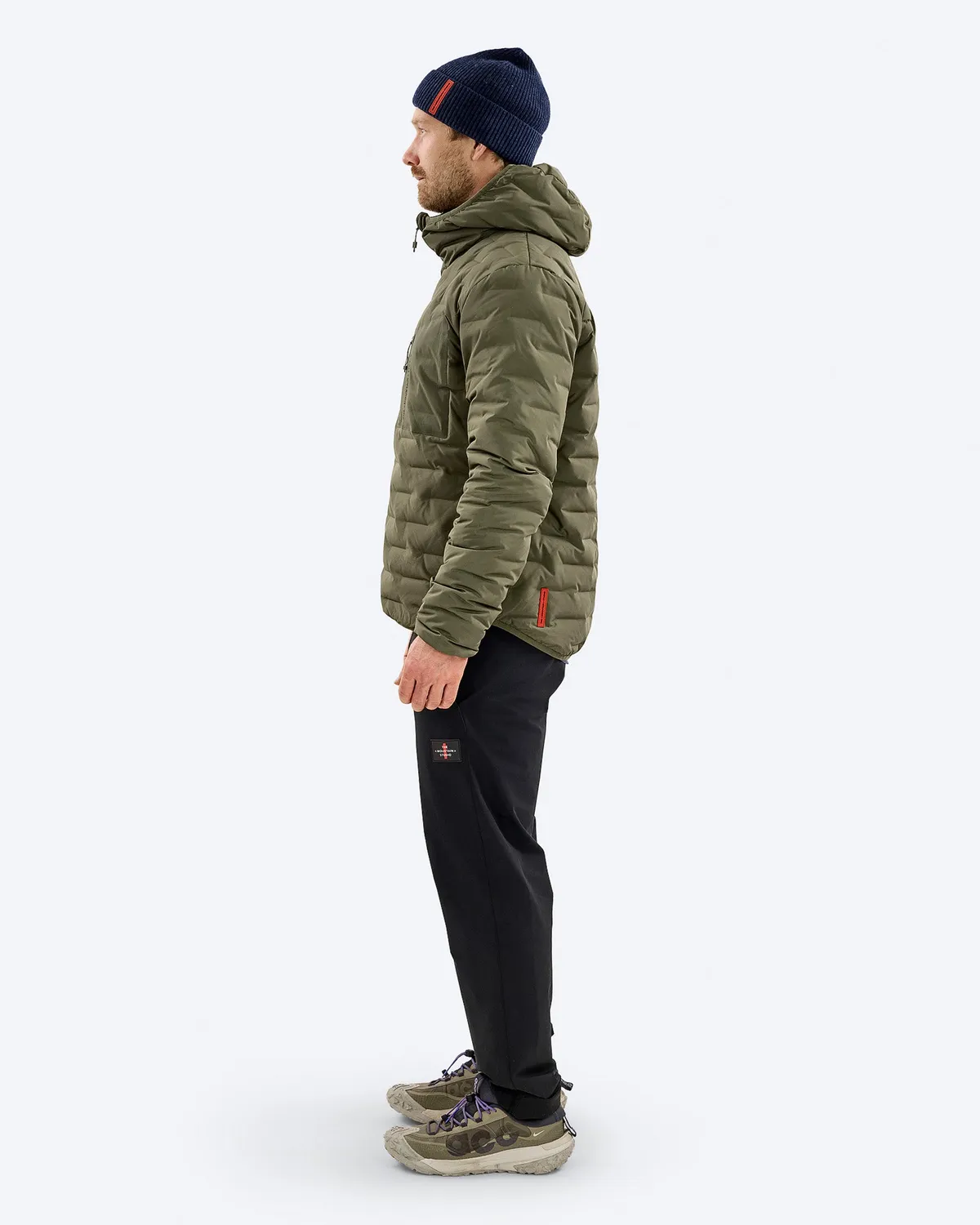 The Mountain Studio D-3 RL Reversible Light Hood dunjakke Winter Moss