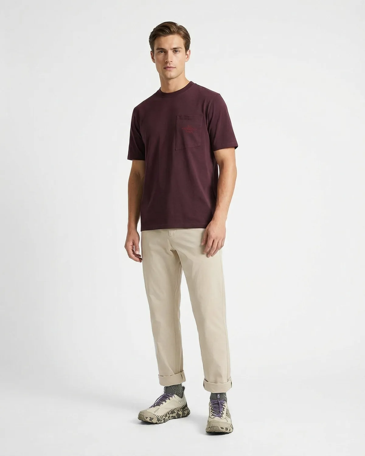 The Mountain Studio T-6 t-skjorte Fudge