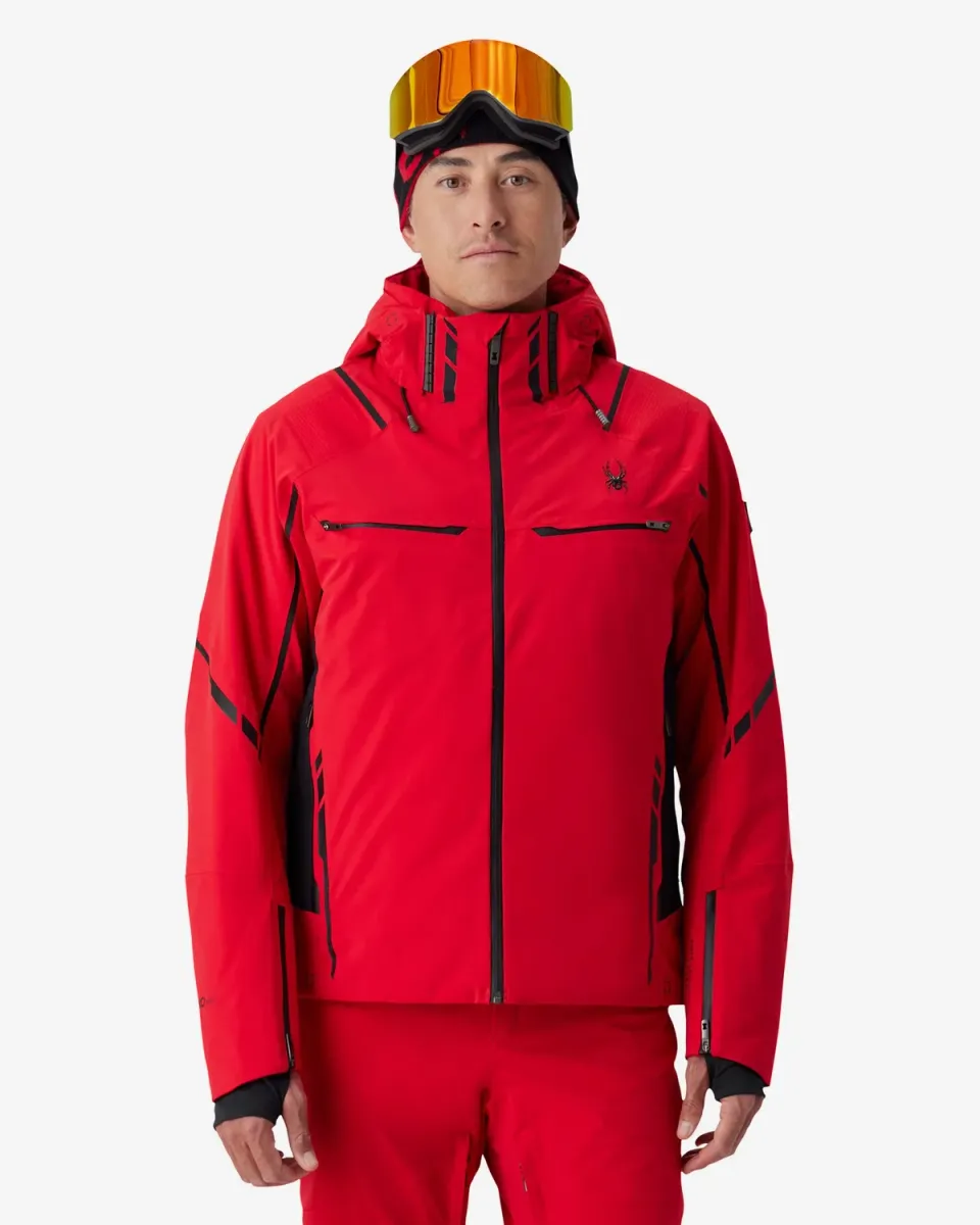 Spyder Monterosa skijakke herre Spyder Red 30K vanntett