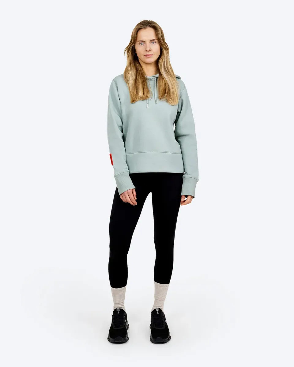 The Mountain Studio H-8 W hoodie Slate Gray økologisk