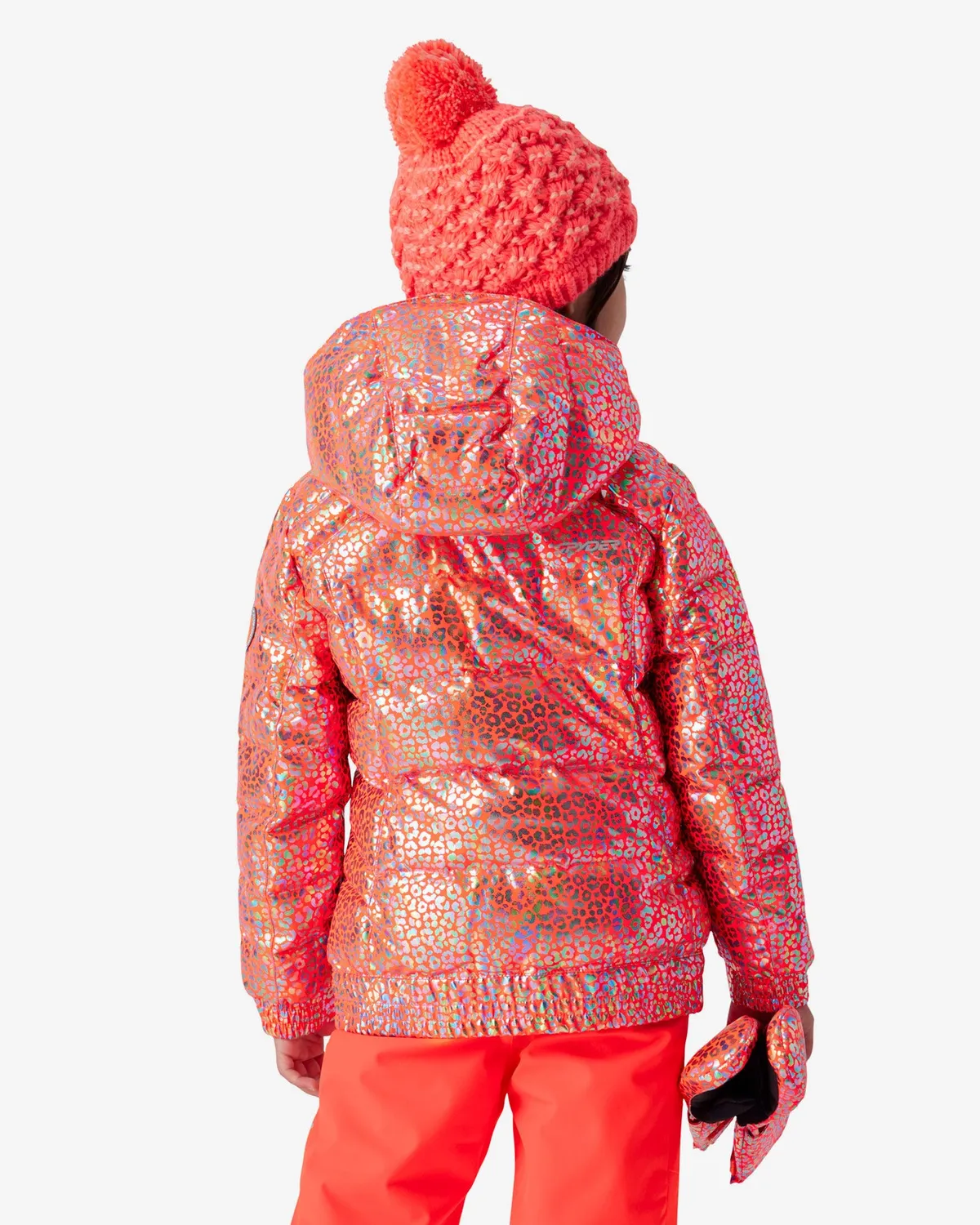 Spyder Zadie skijakke jente leopard multi varm