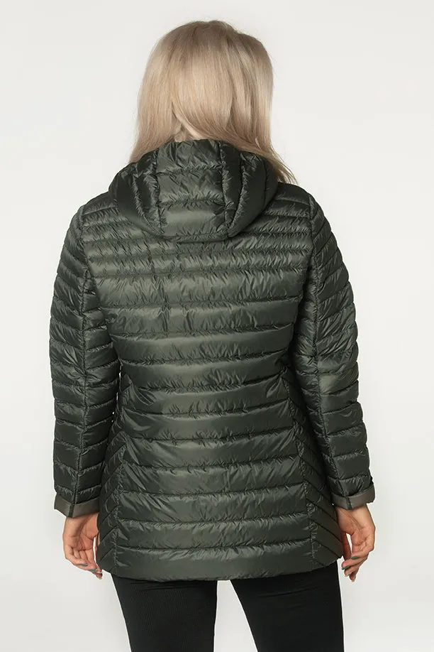 Danwear Windfield Albina Light Down dunjakke army