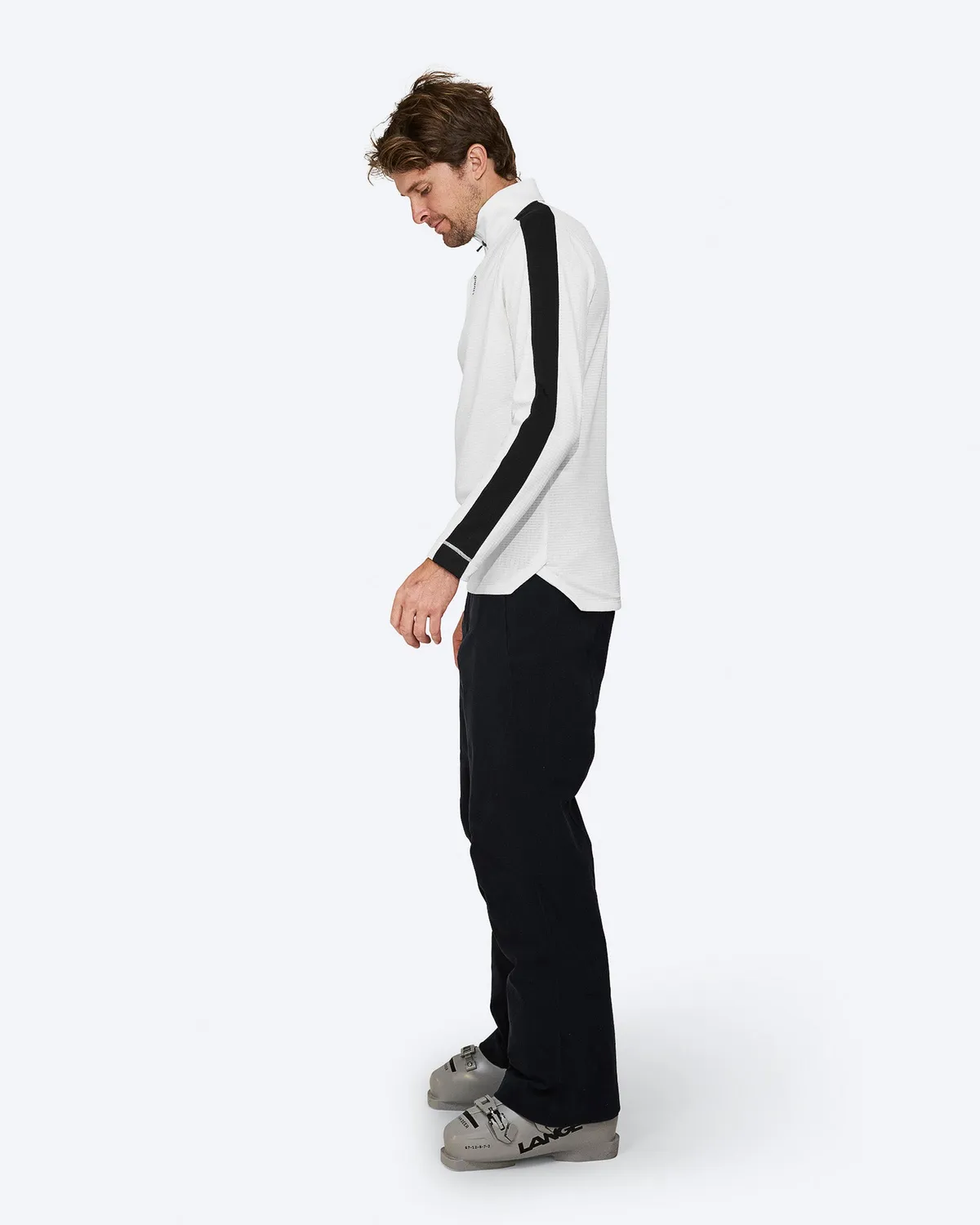 The Mountain Studio M-6 Light Tech Fleece Half Zip fleece White Alyssum