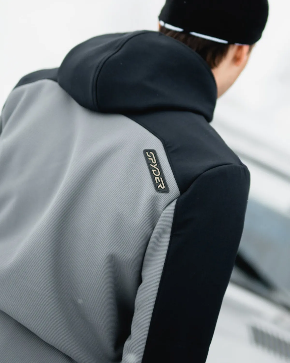 Spyder Web Shellfleece jakke herre Storm 20K