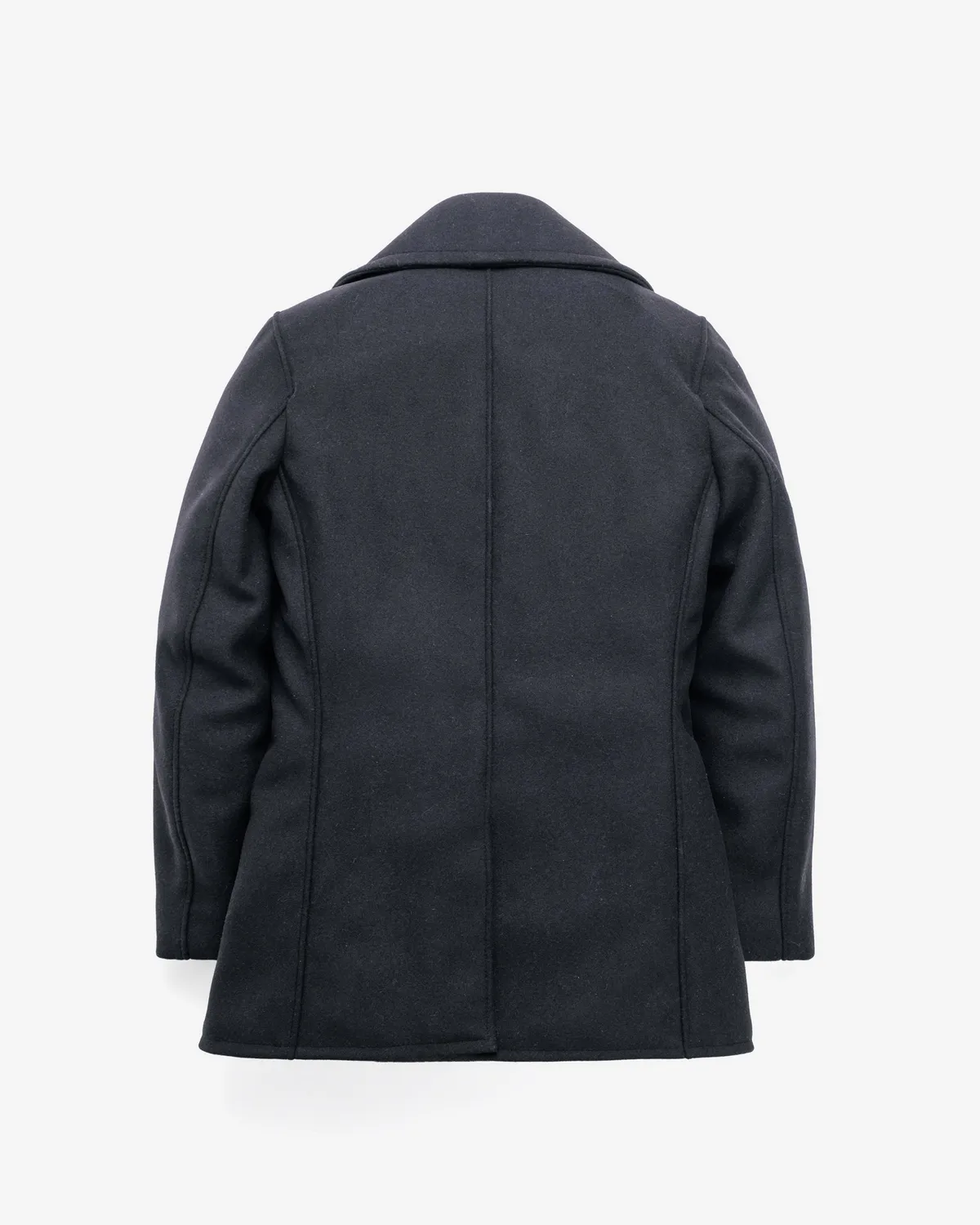 Schott NYC 764 peacoat ullkåpe svart 28oz