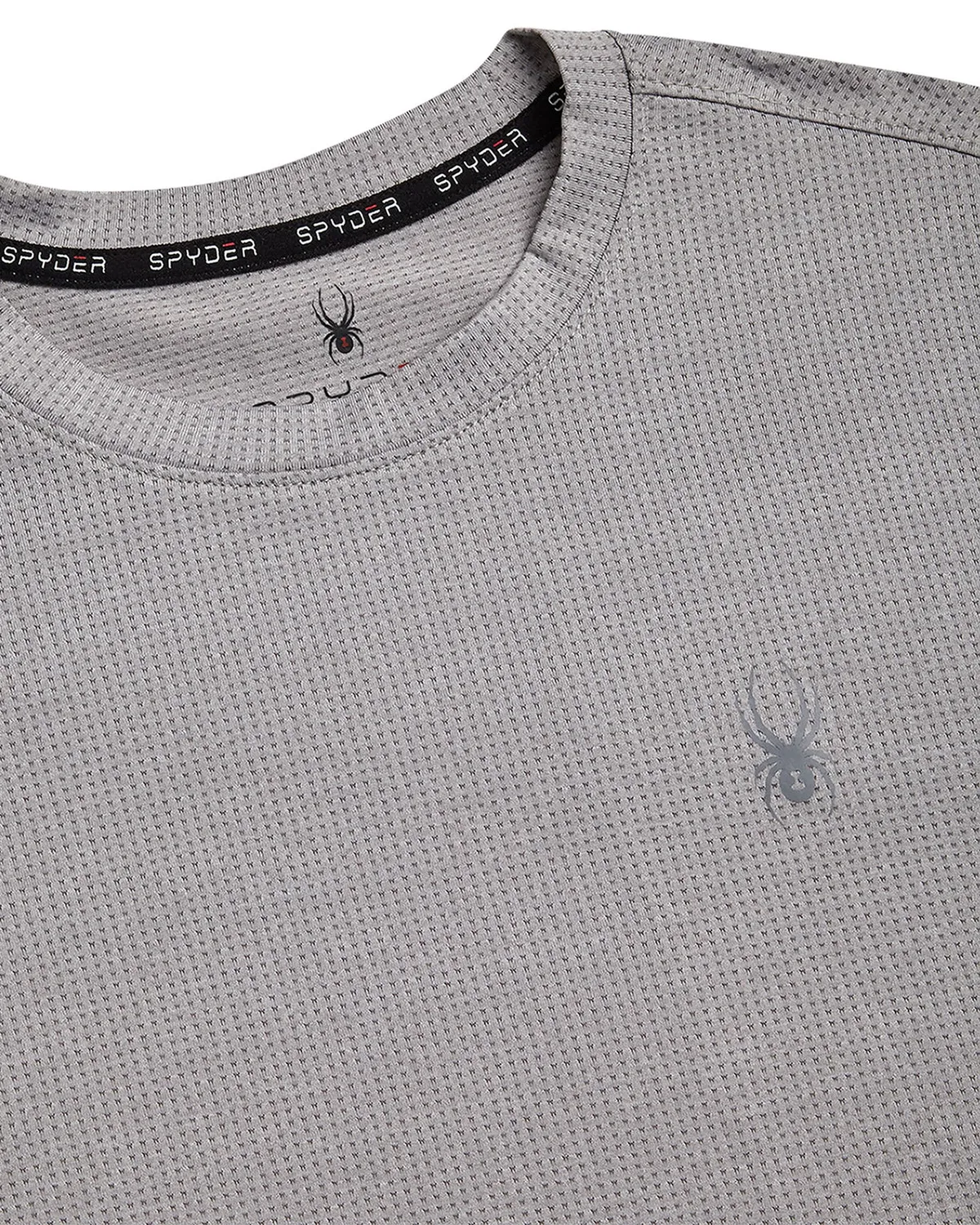 Spyder Short Sleeve t-skjorte light gray – stretch