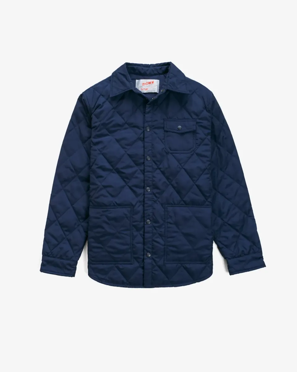 Schott NYC 9122D skjortejakke dun sort