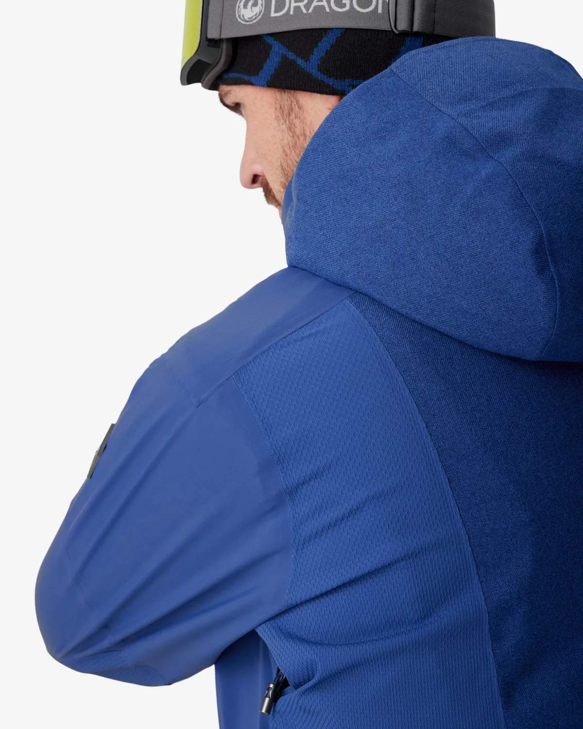 Spyder Alyeska Melange Jacket skijakke indigo melange S