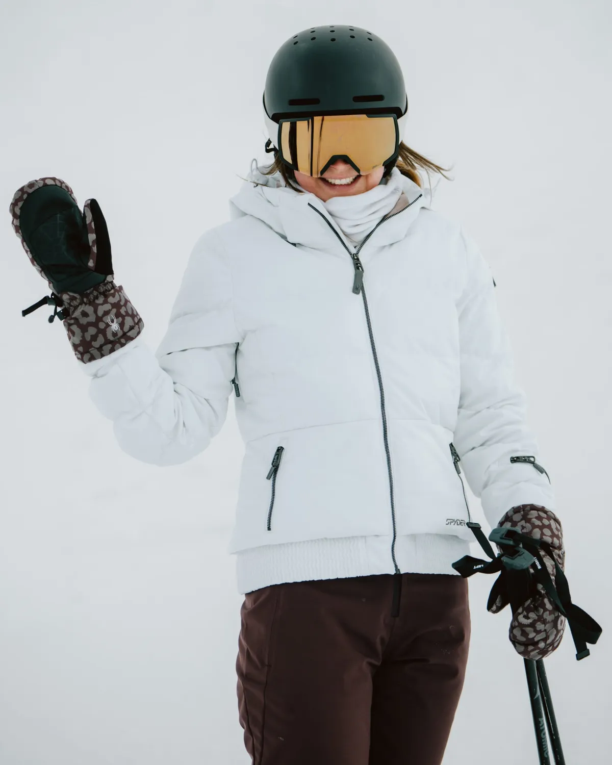Spyder Inspire skivotter leopard vanntette