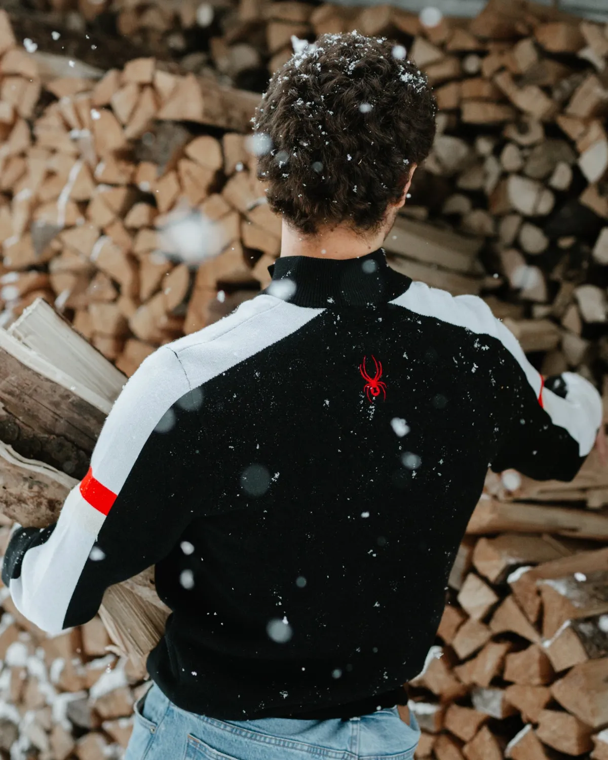 Spyder Verbier Quarter Zip genser herre svart