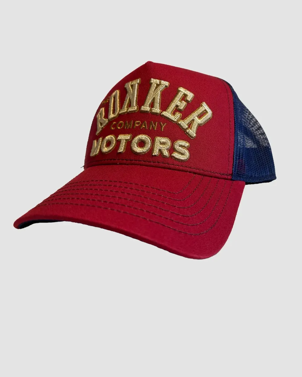 Rokker Motors Trukker caps rød/blå