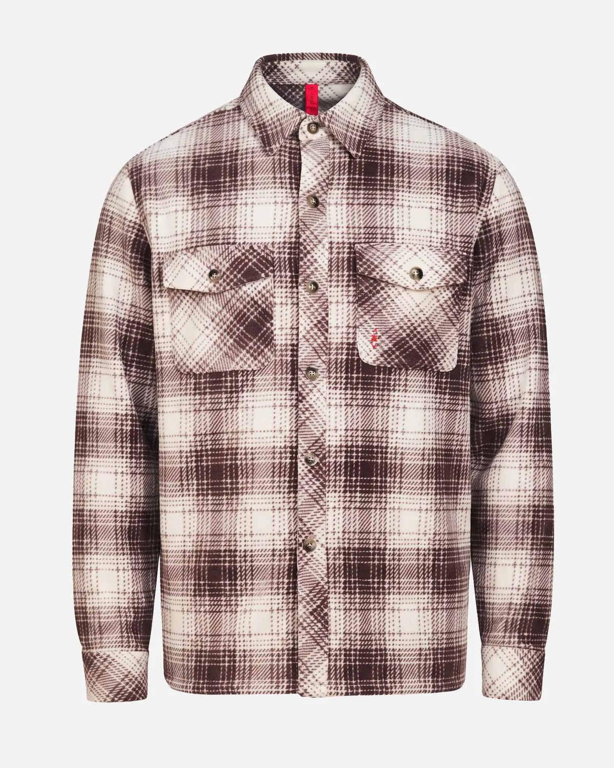 The Mountain Studio G-12 skjorte fudge rutet microfleece