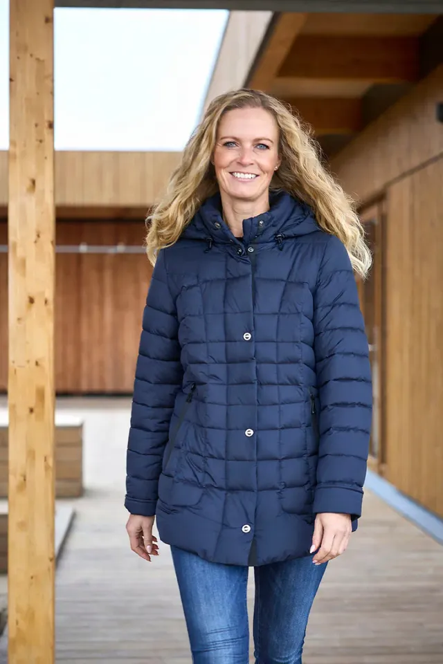 Windfield Karin vinterjakke dame navy varm