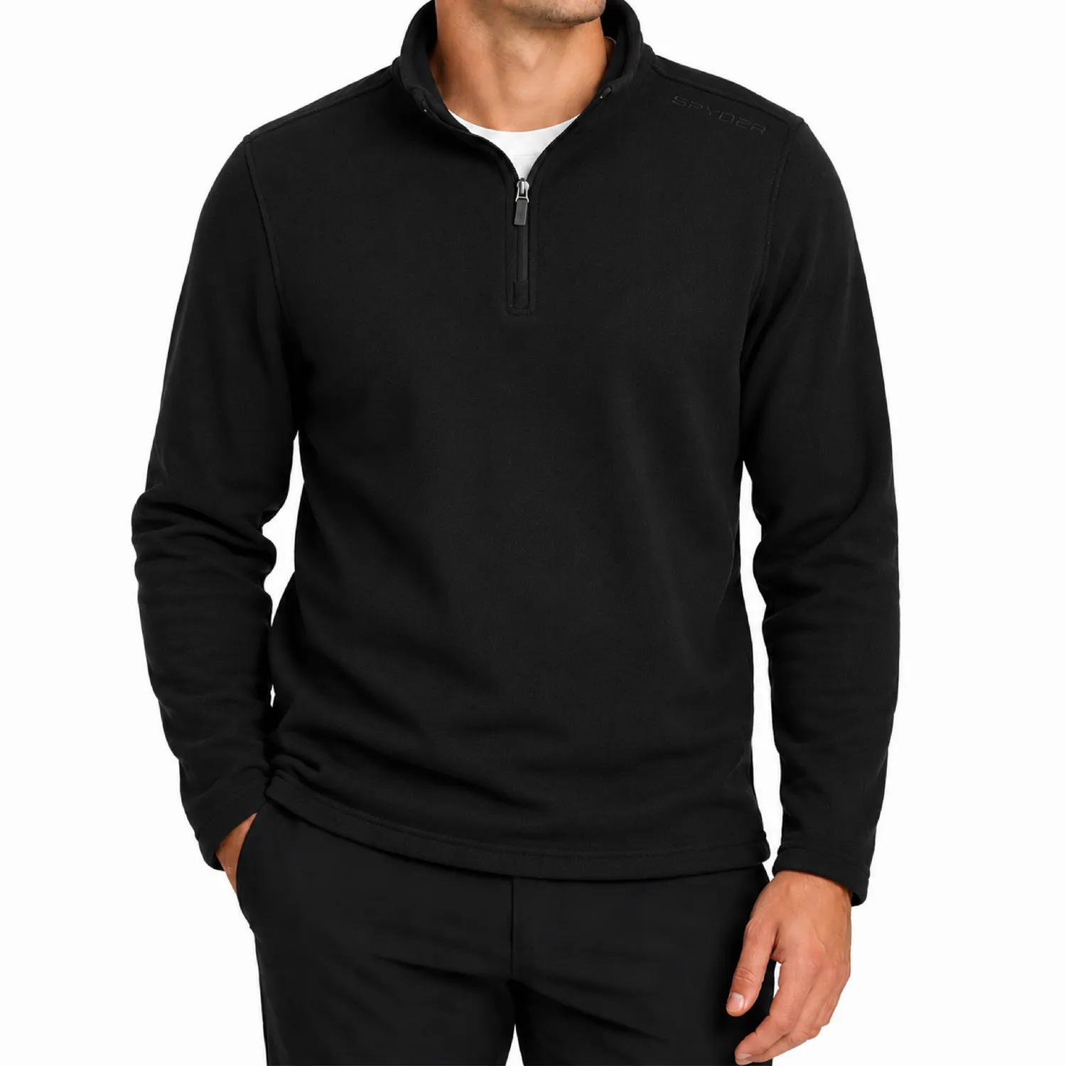 Spyder Corduroy fleecegenser herre quarter-zip
