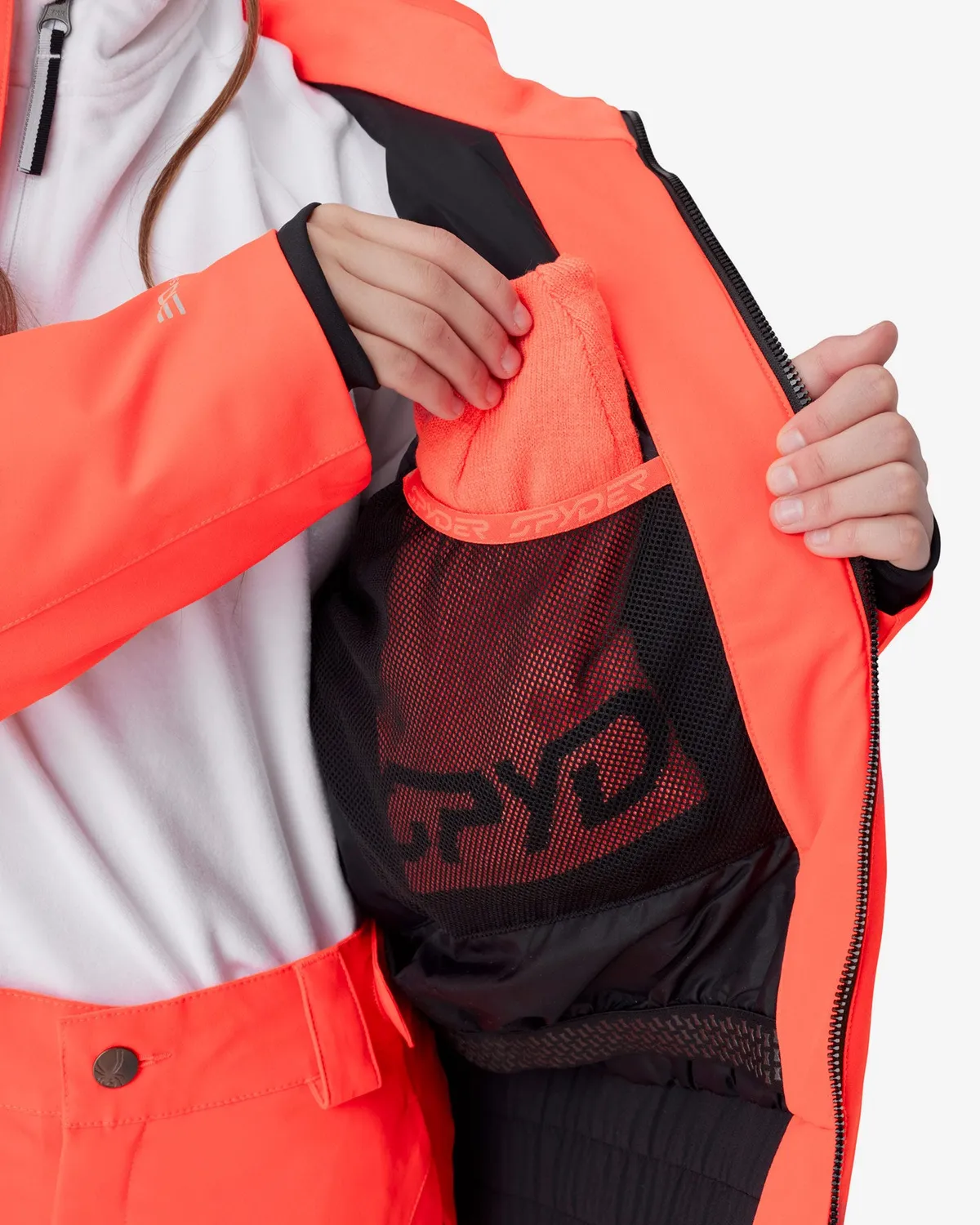 Spyder Lola Jacket skijakke jente korall 10K