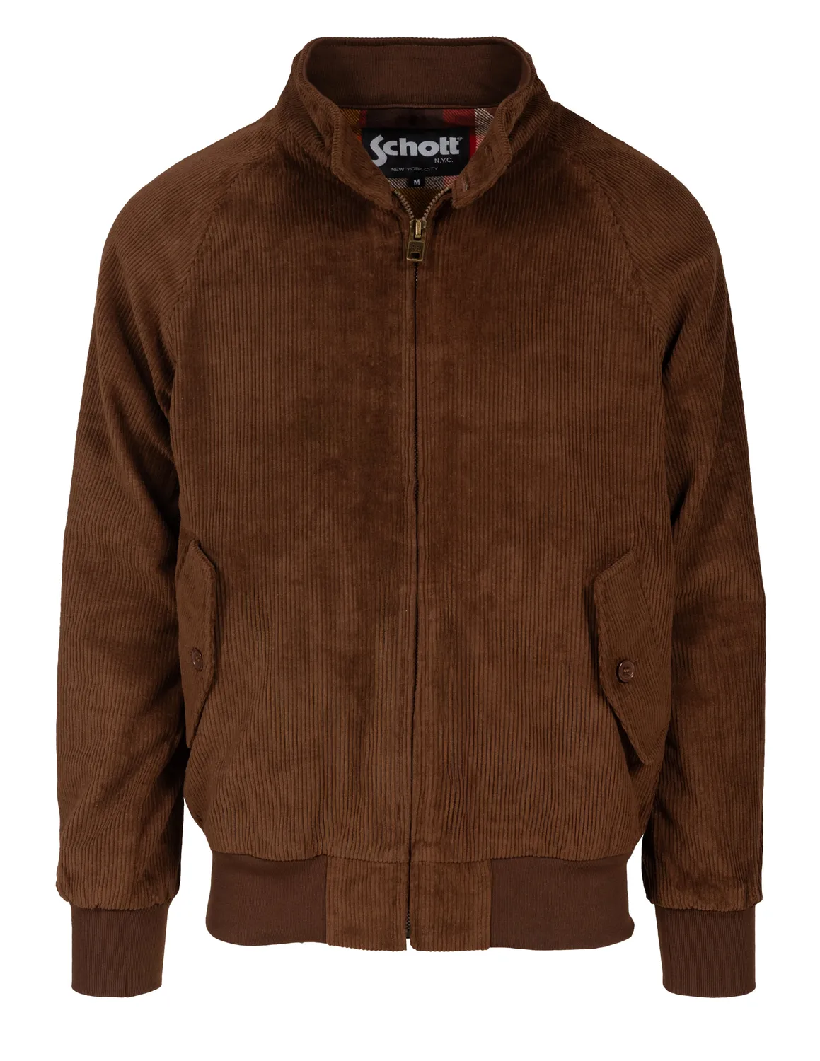 Schott NYC 8407 cordjakke svart bomull