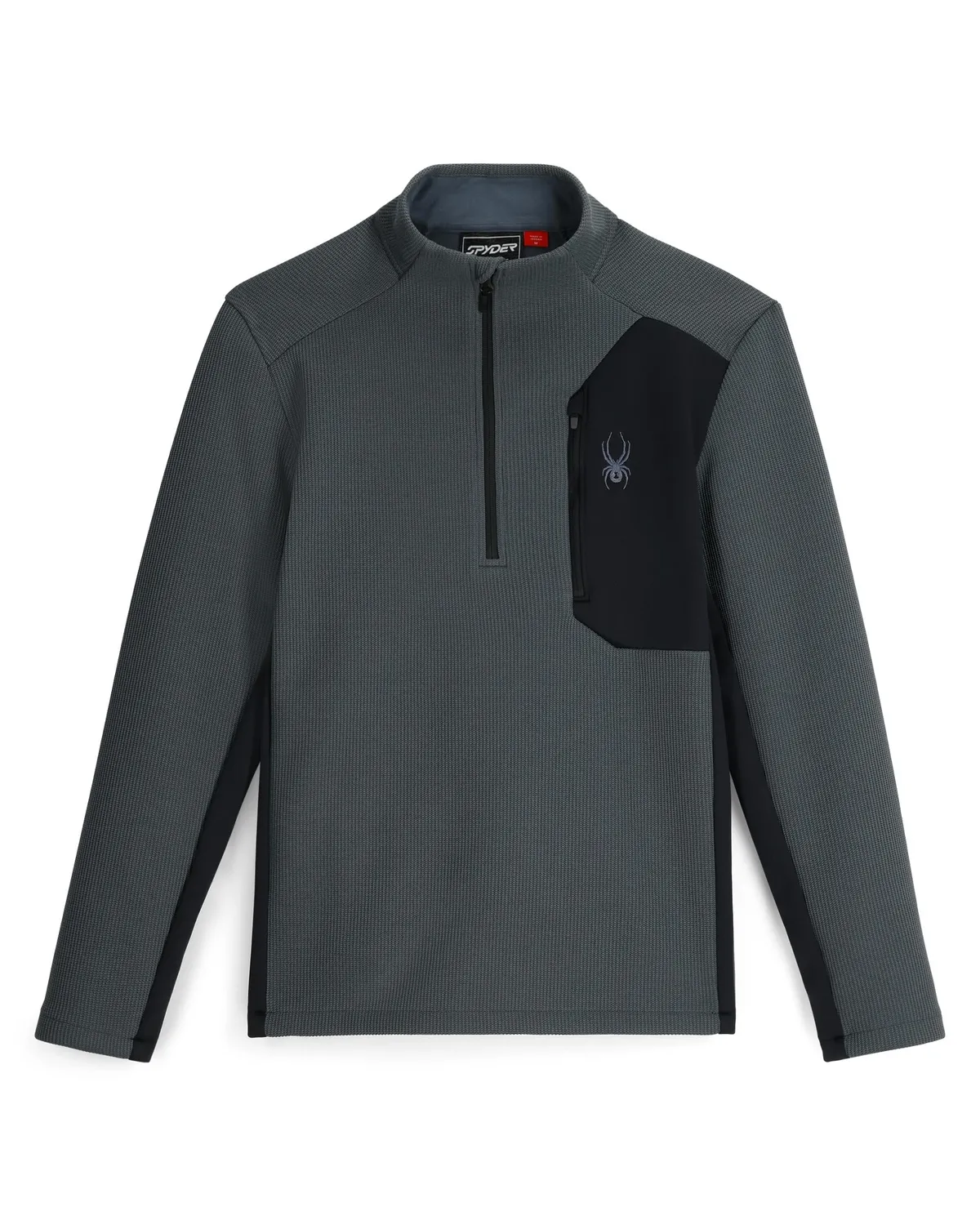 Spyder Bandit Half Zip jakke svart vindtett