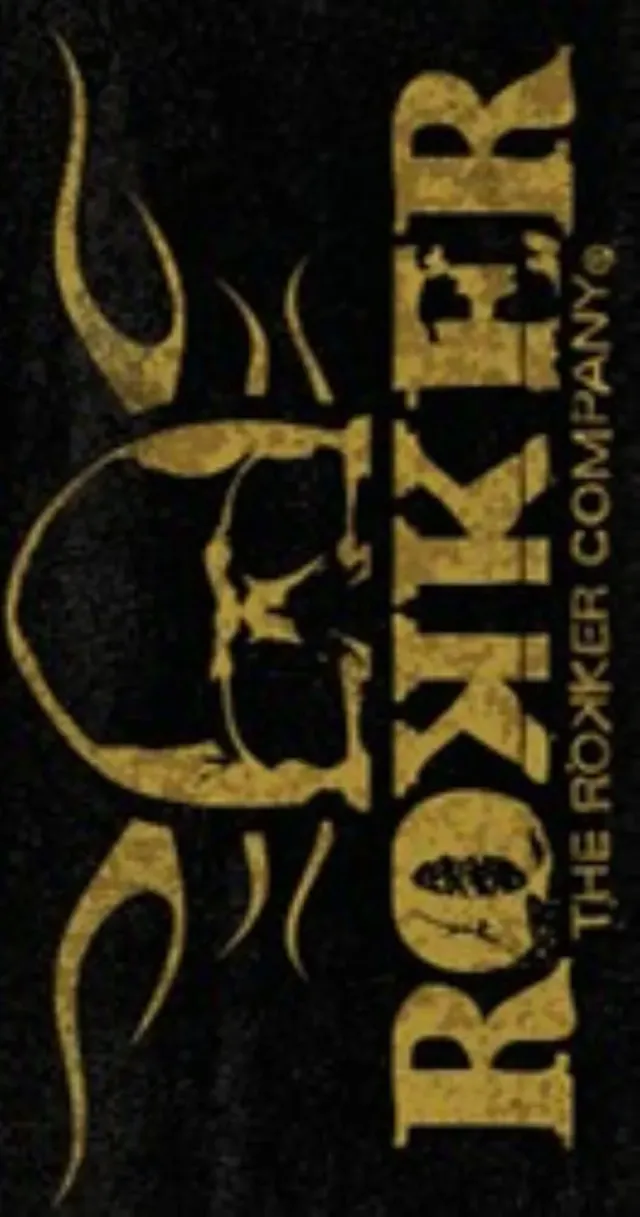 Rokker Tube Logo Black halsvarmer svart sømløs