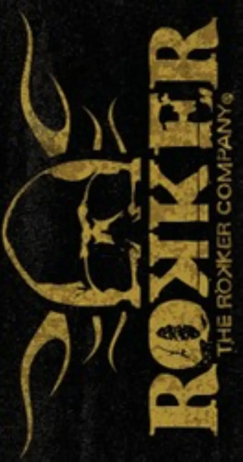 Rokker Tube Logo Black halsvarmer svart sømløs