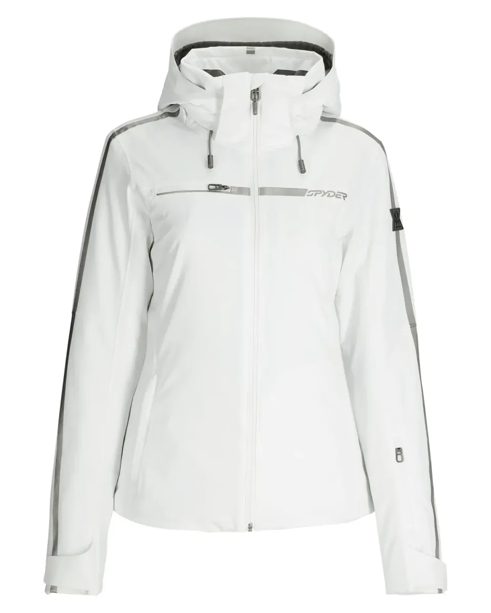 Spyder Titania skijakke dame hvit 30K