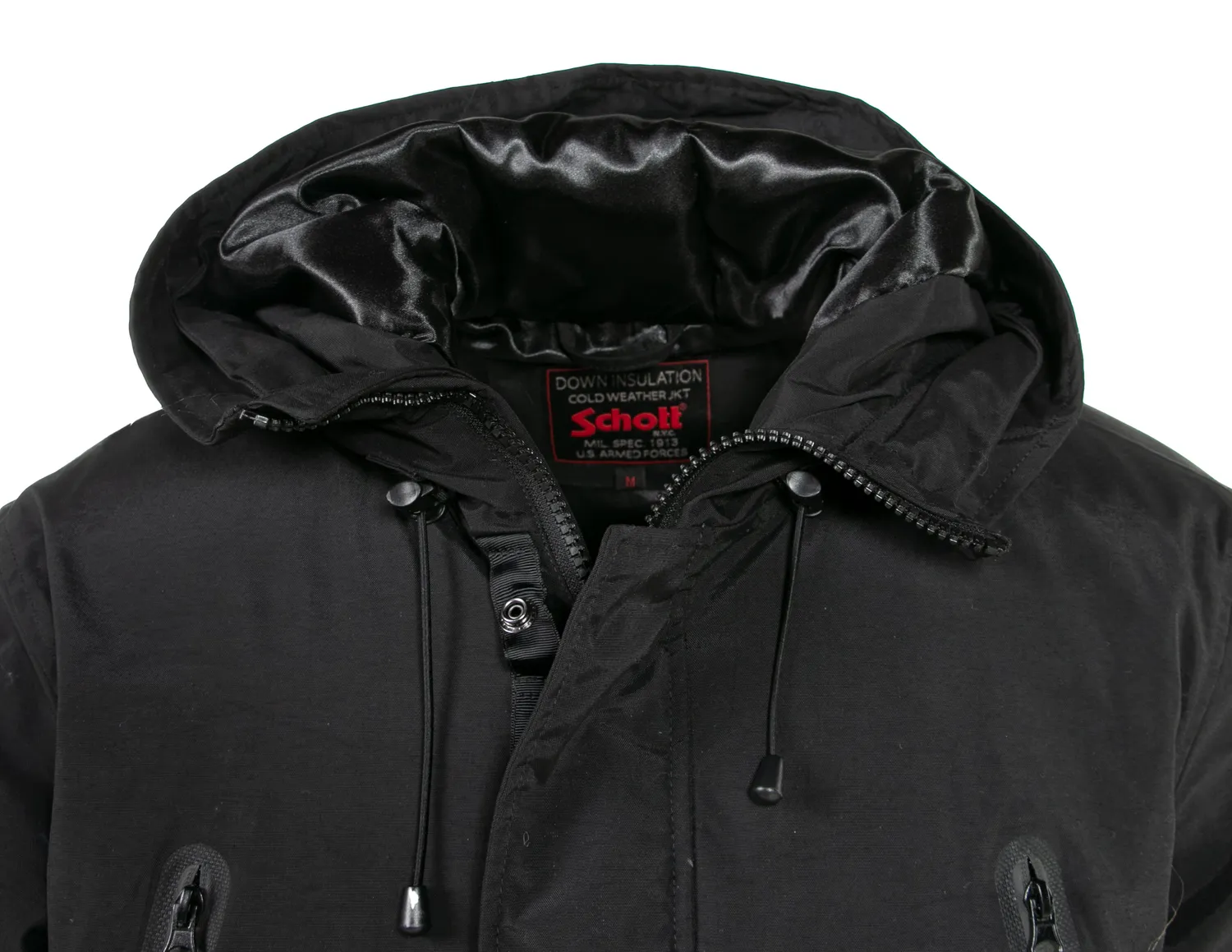 Schott NYC 9926D jakke svart store størrelser XS-6XL