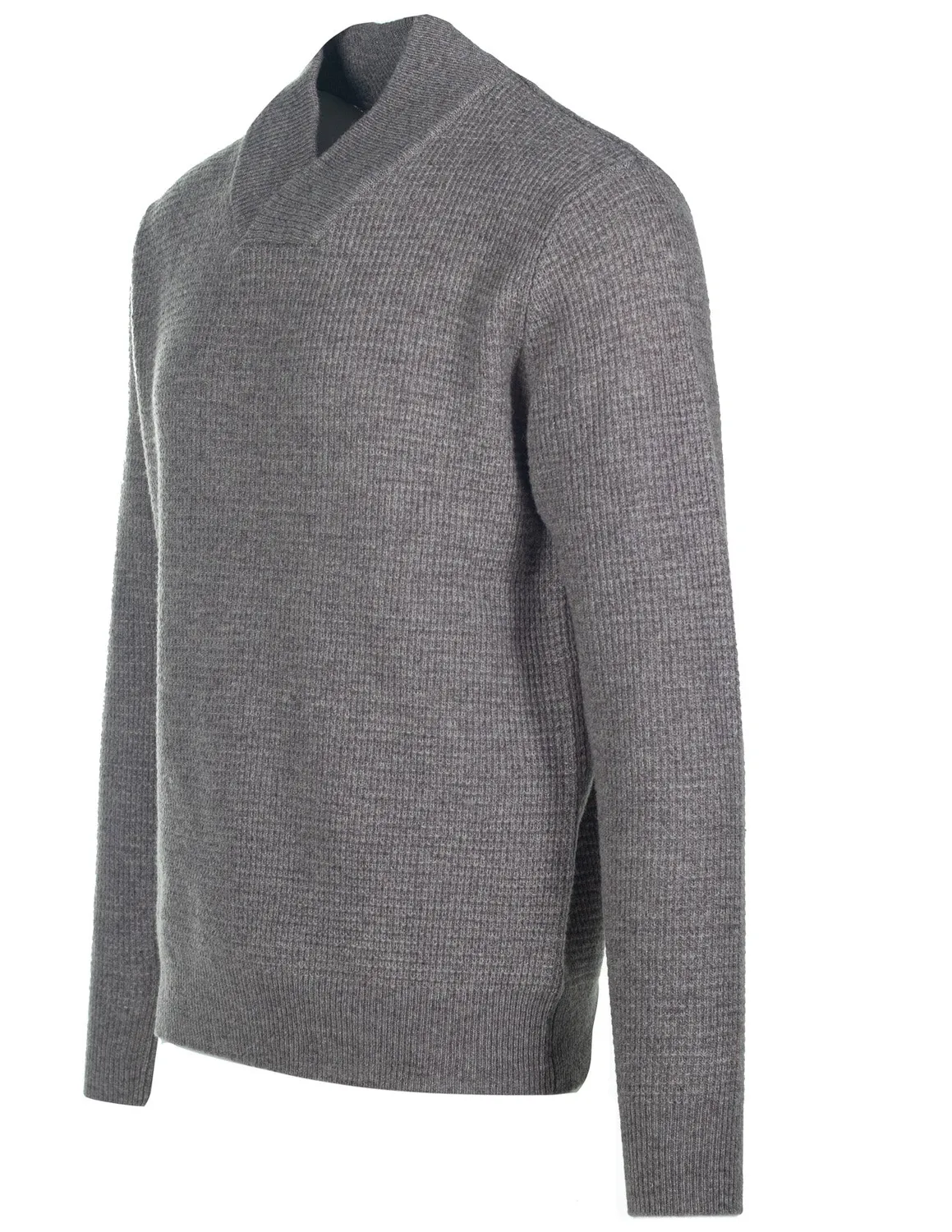 Schott NYC SW1714 genser svart V-hals ull