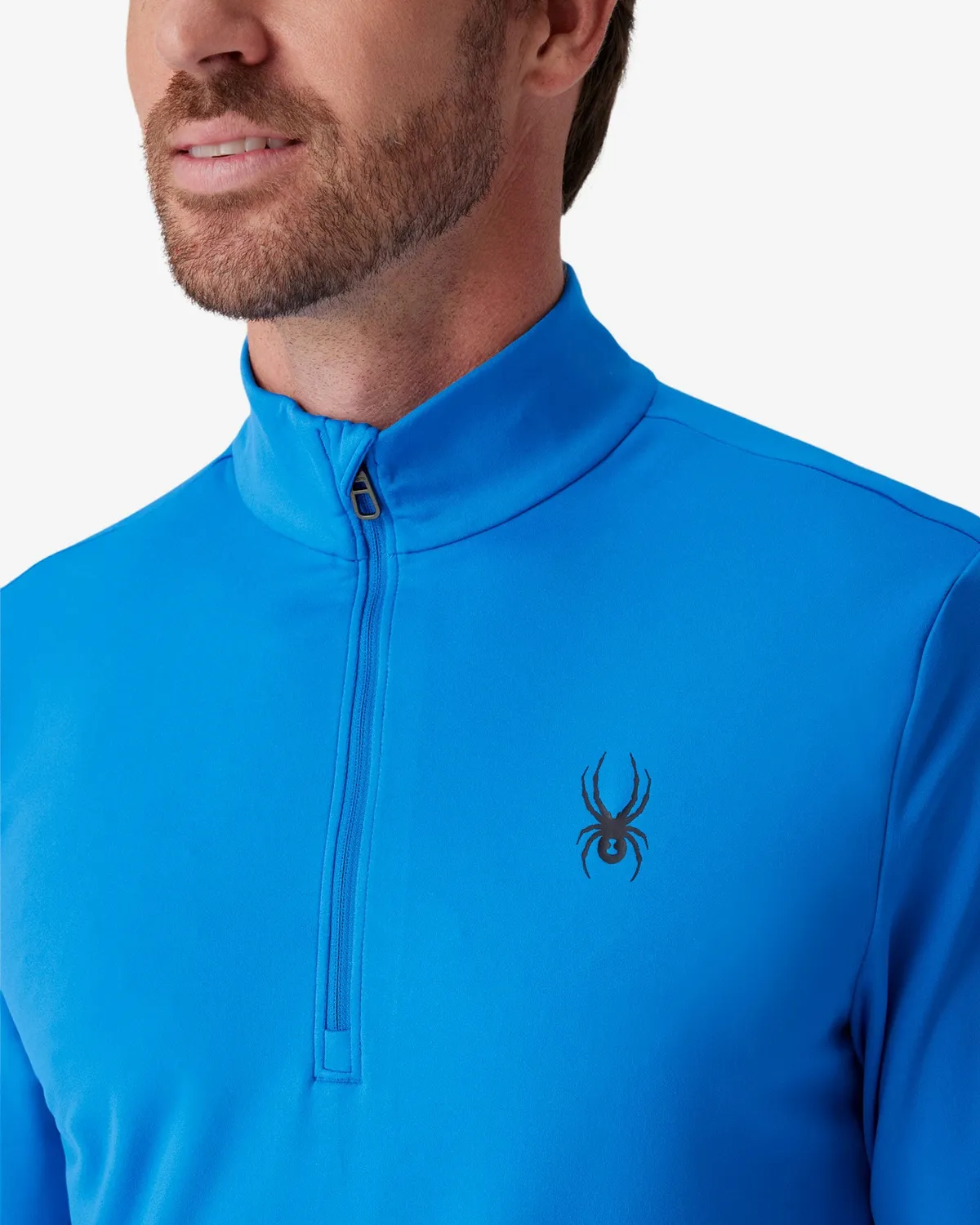 Spyder Prospect quarter-zip genser bold blue varm