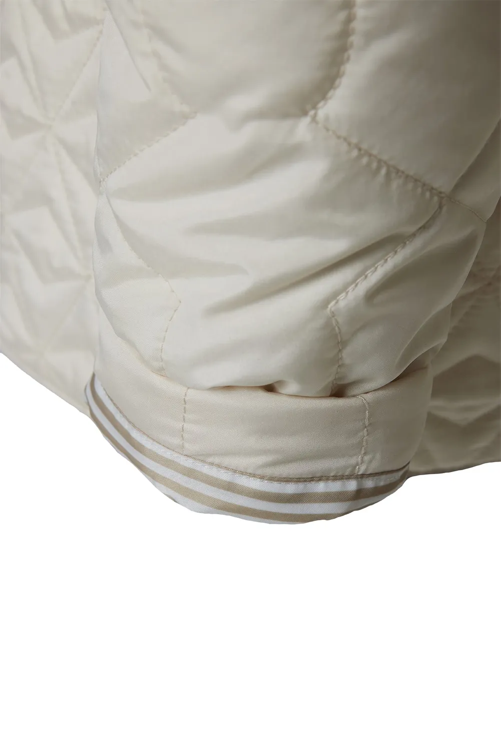 Windfield Danwear Gurli overgangsjakke sand lett quiltet
