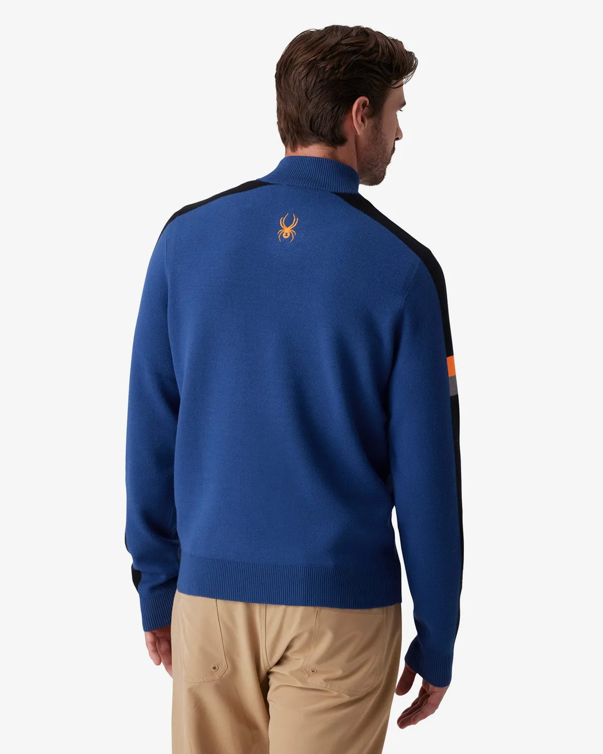 Spyder Verbier half-zip genser indigo myk strikk