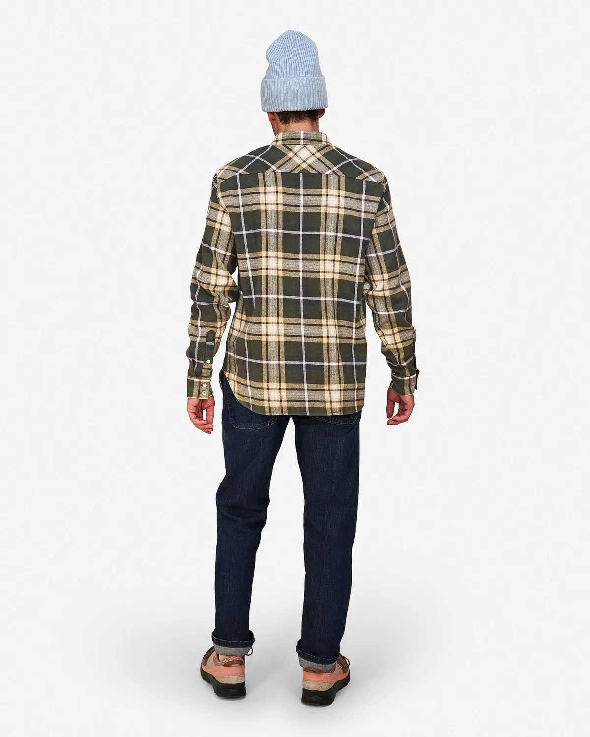 The Mountain Studio G-2 overskjorte Peat flanell