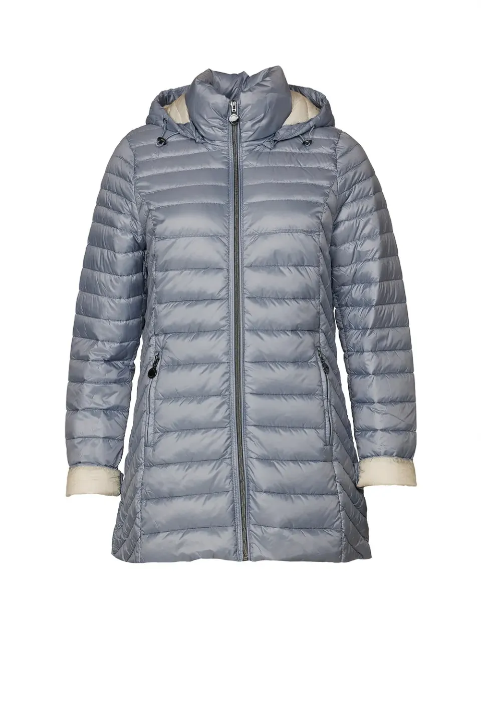 Windfield Albina Light Down dunjakke light blue/sand