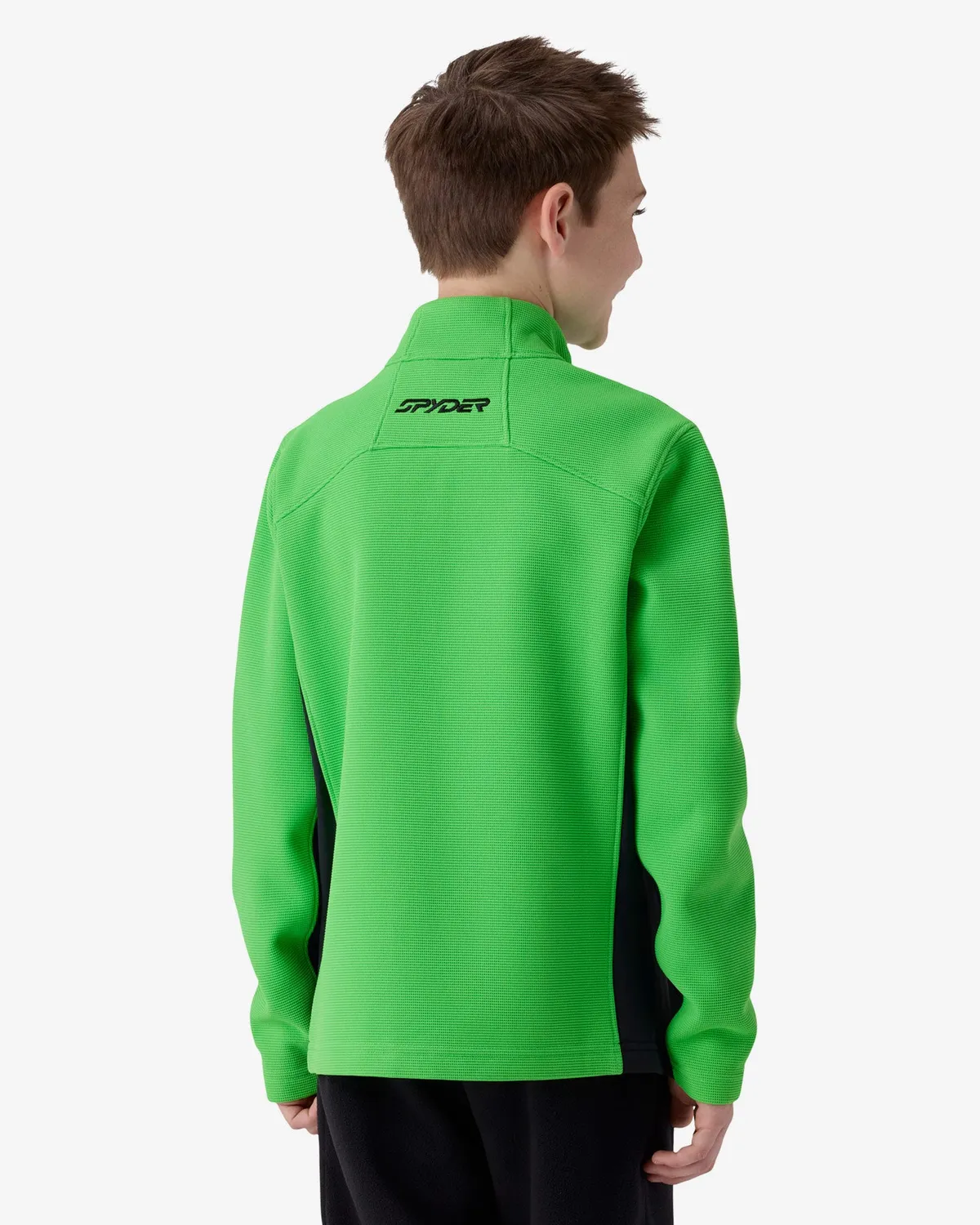 Spyder Bandit fleecejakke gutt grønn stretch