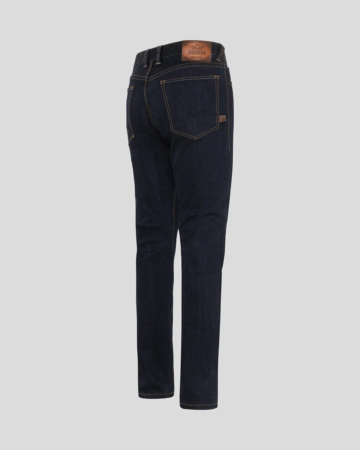 Rokker Rokkertech Raw Straight mc-jeans blå ettlags