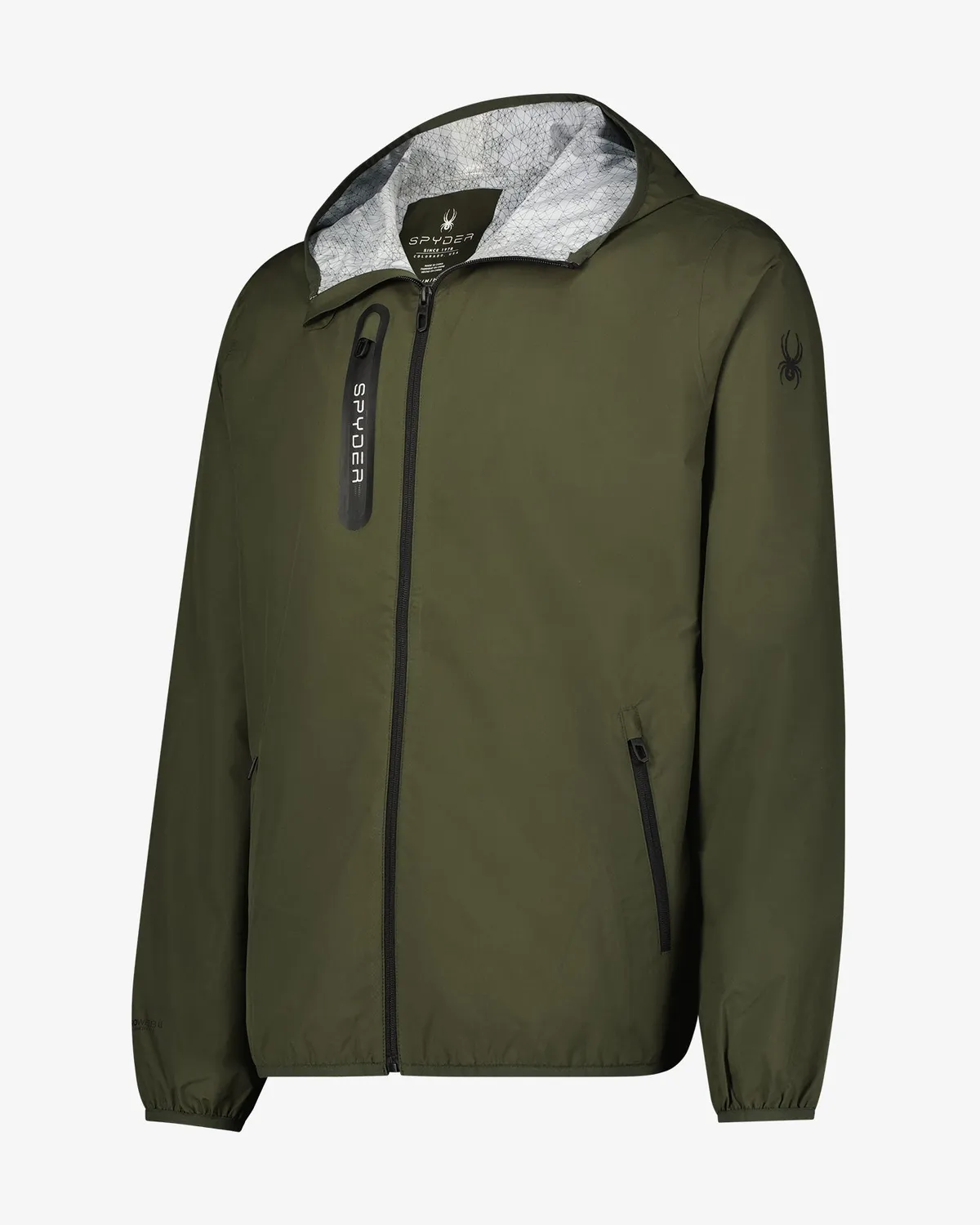Spyder Mountain Mist regnjakke olive vanntett