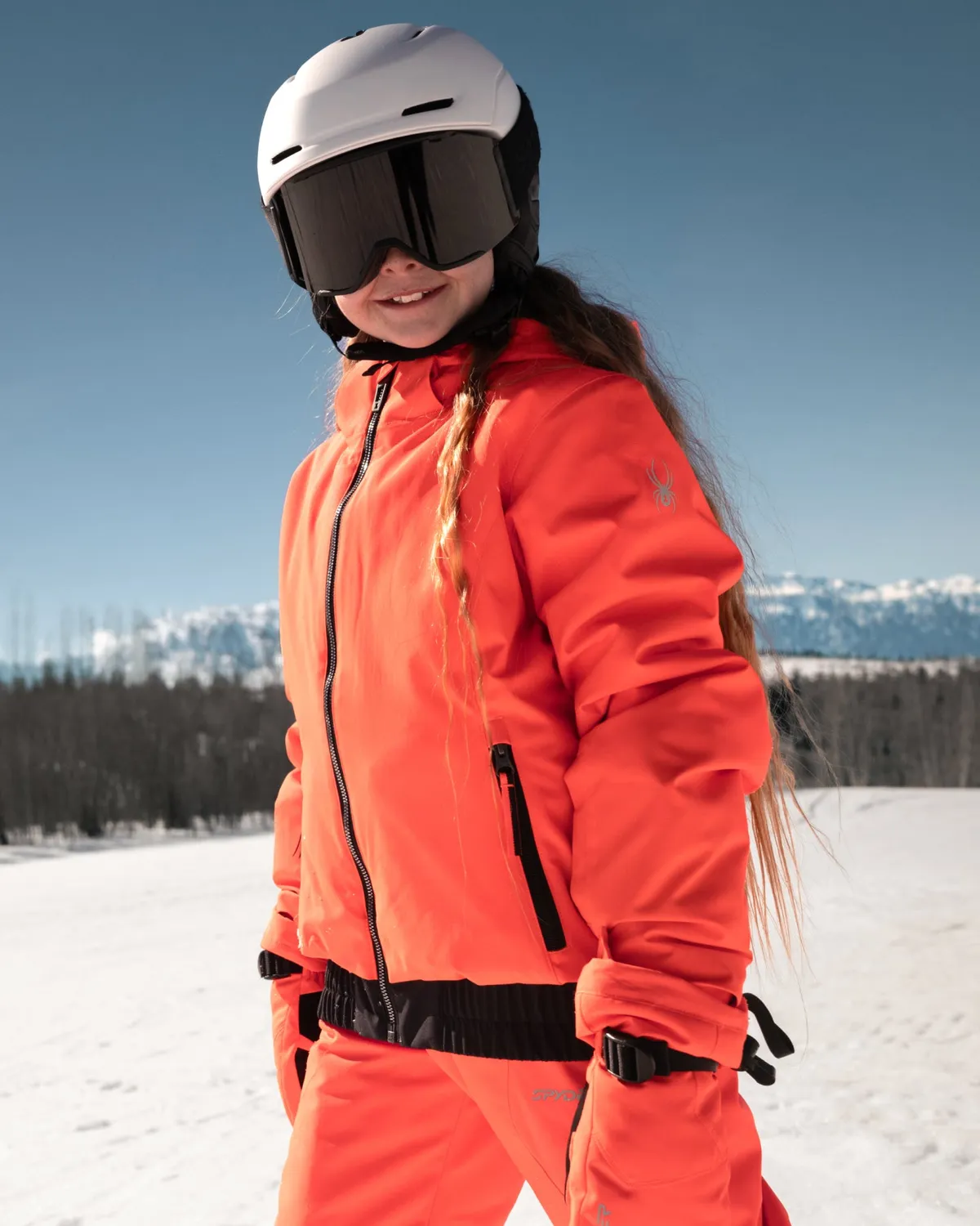 Spyder Lola Jacket skijakke jente korall 10K