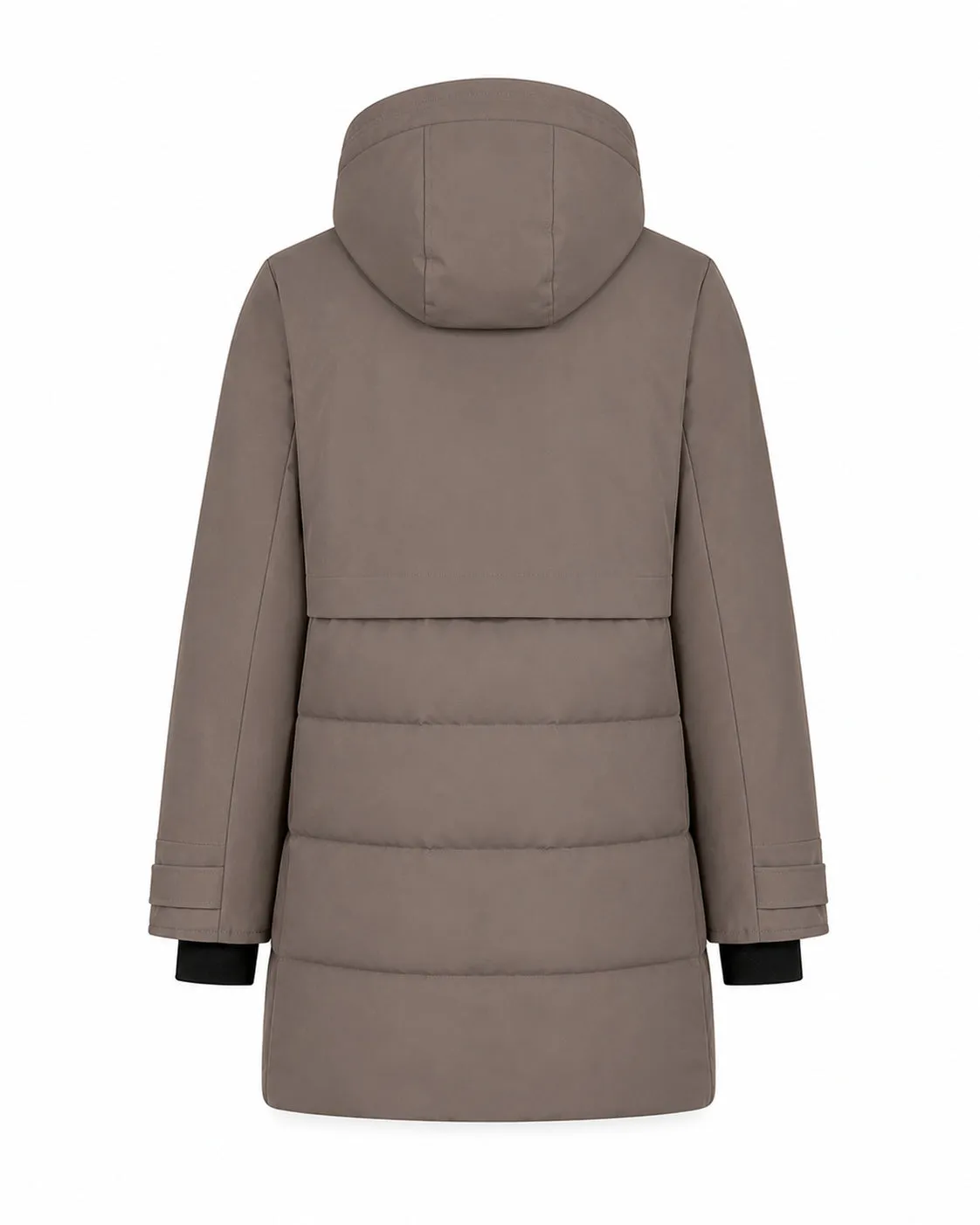 Danwear Windfield Kanya vinterjakke taupe varm