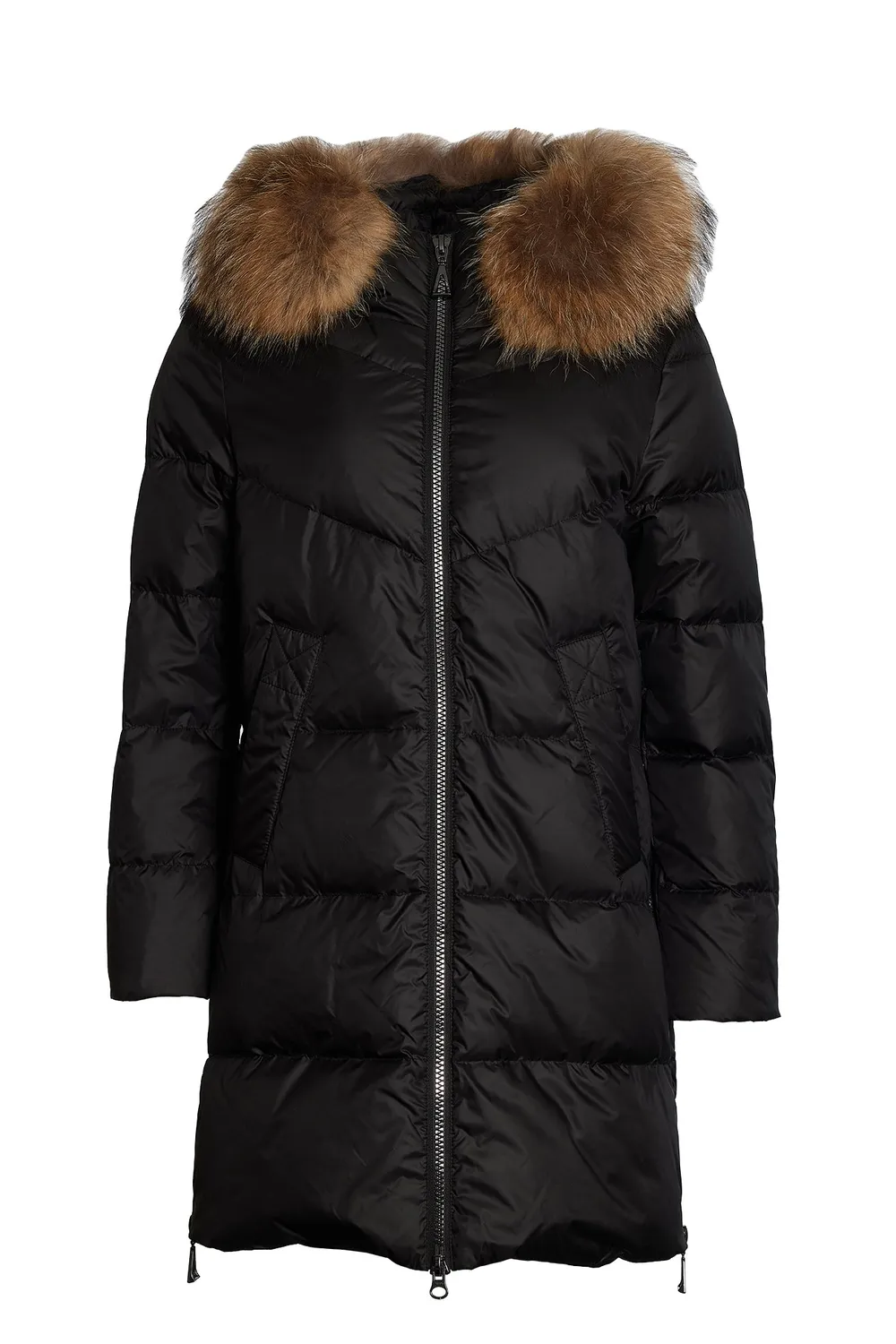 Danwear Windfield Herla dunjakke Black dame lang