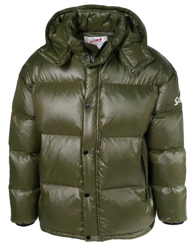 Schott NYC 9265D dunjakke oliv blank dun