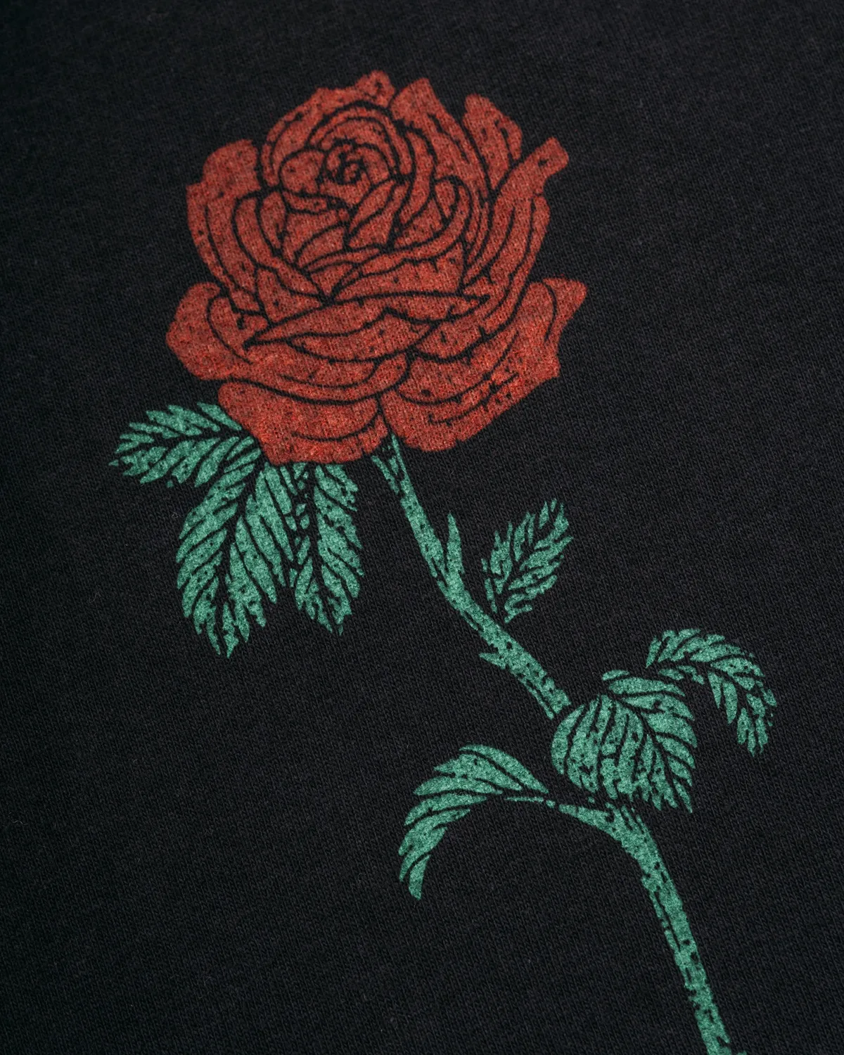 Schott NYC TROSE1 Rose t-skjorte svart dame bomull