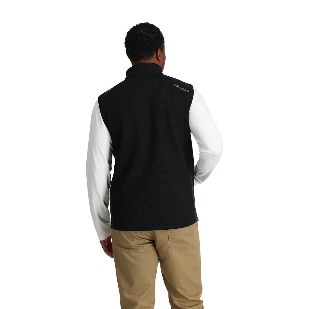 Spyder Bandit vest herre Black fleecefôret