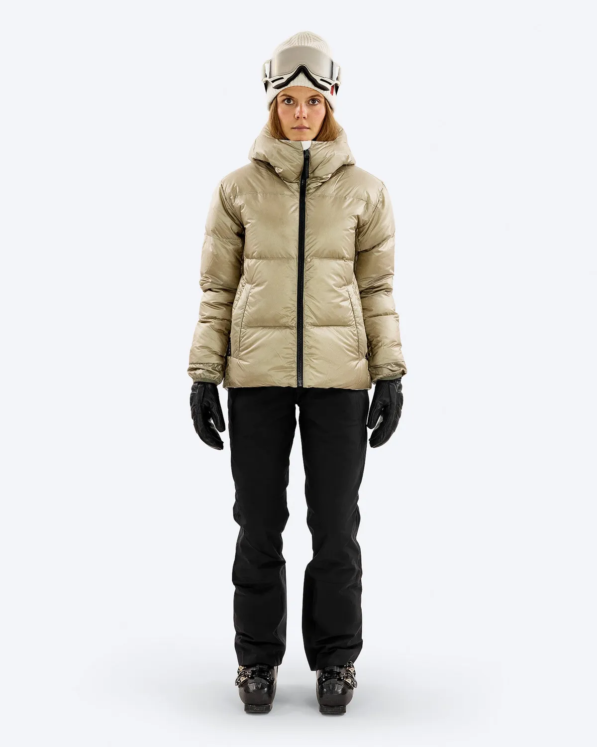 The Mountain Studio D-5 W dunjakke dame Brindle-White 750-fill