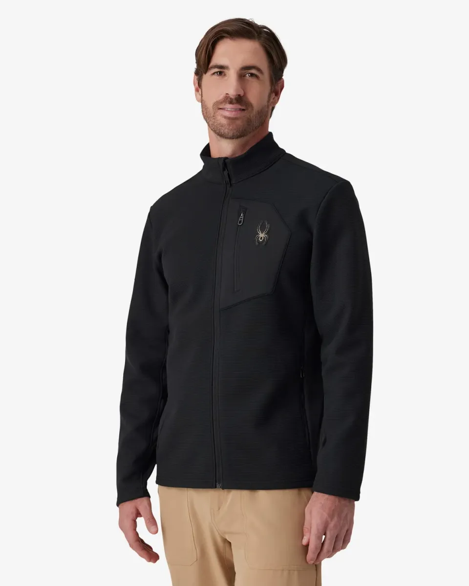 Spyder Bandit Sweater fleecejakke herre svart stretch