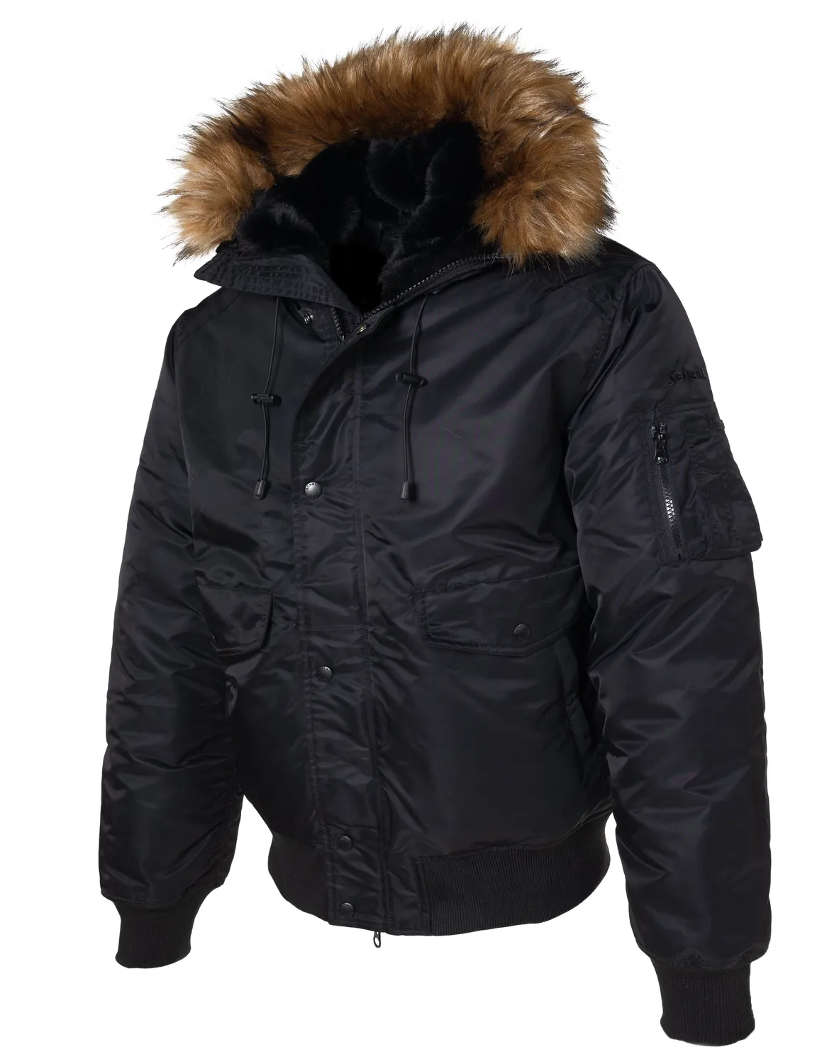 Schott NYC 9236 pilotjakke svart vinter