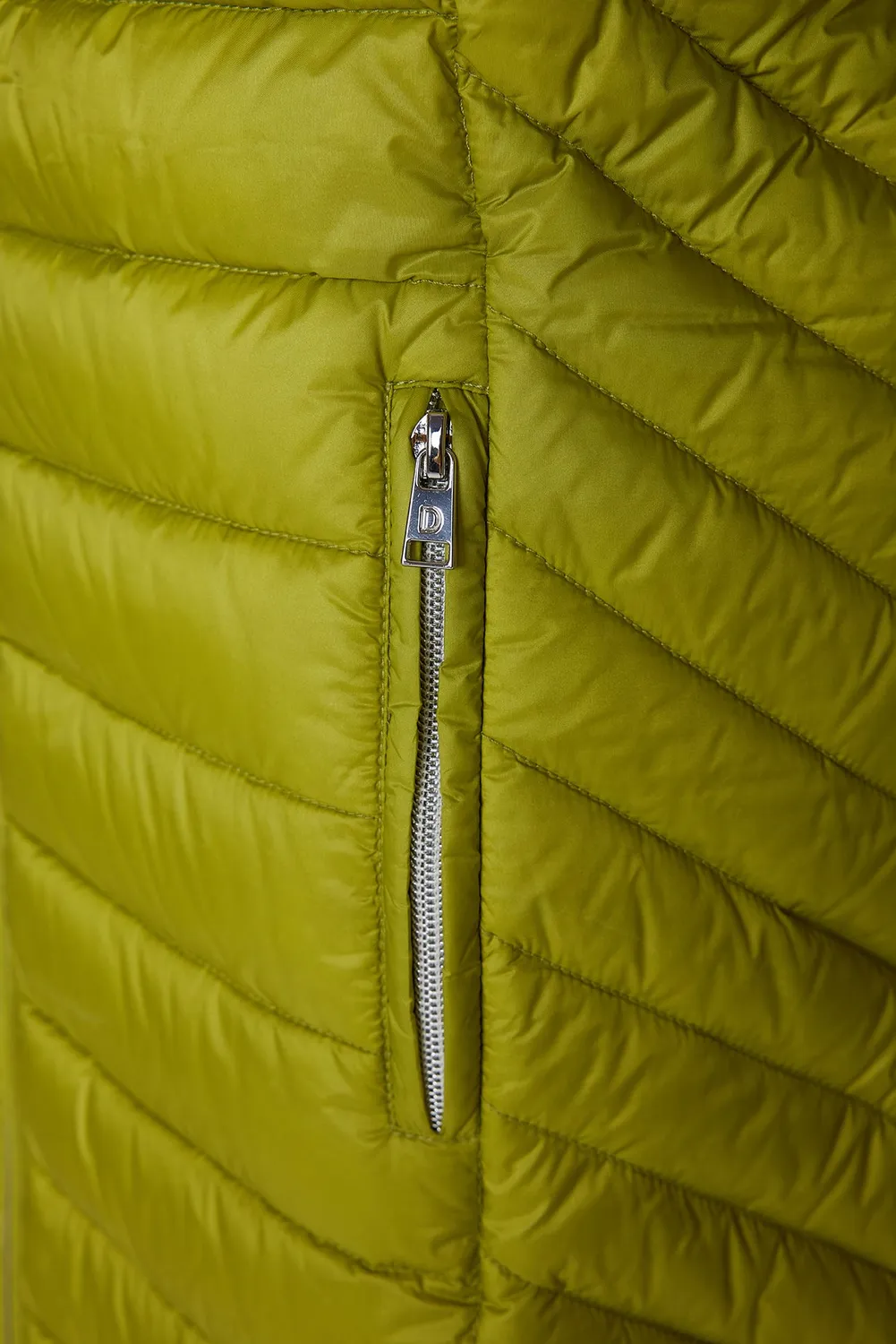 Danwear Albina Light Down dunjakke Lime/Sand