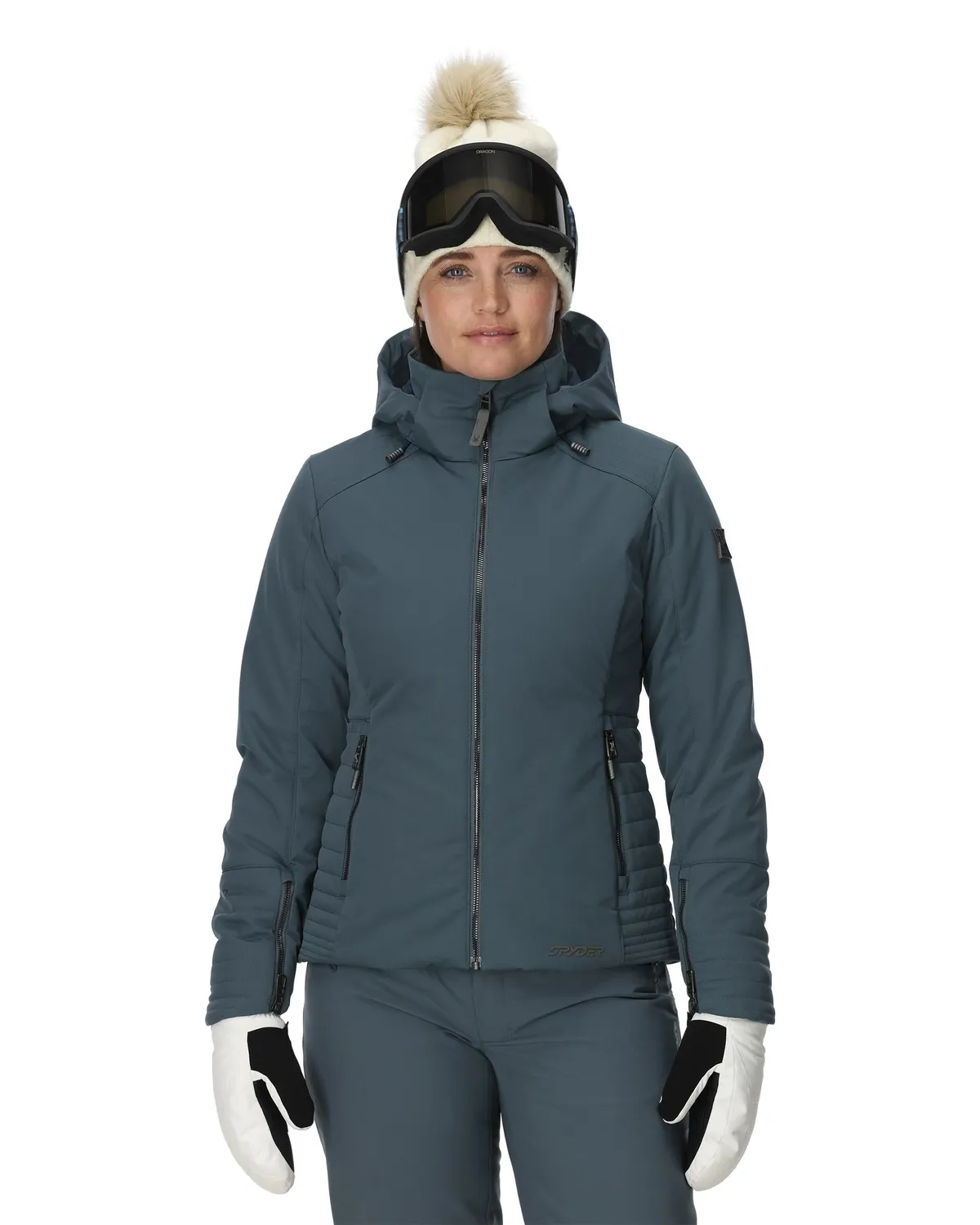 Spyder Schatzi skijakke dame Slate Blue 30K PrimaLoft
